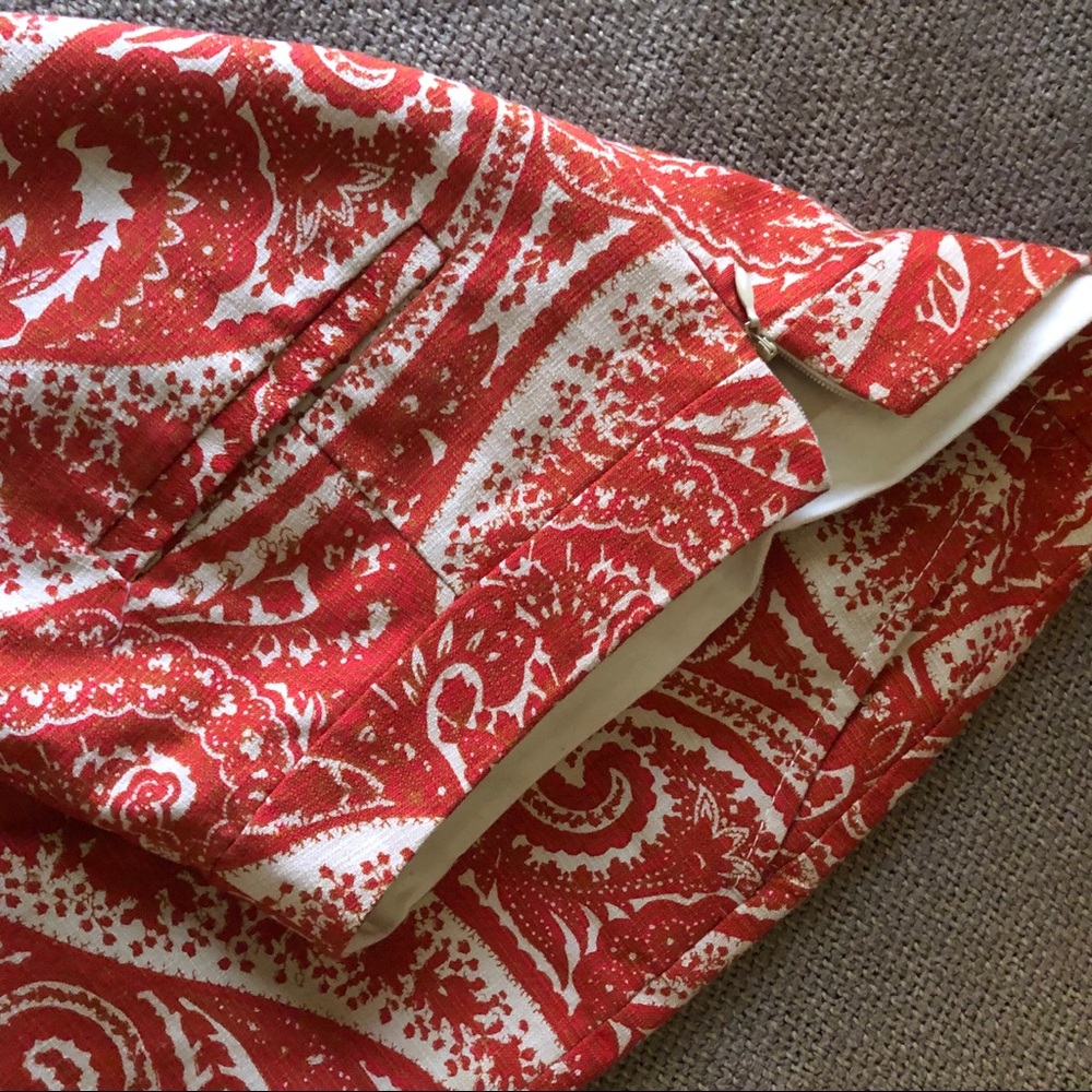 JCrew orange skirt - Picture 3 of 7